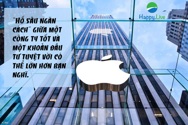 hố sâu ngăn cạch giữa cổ phiếu và công ty tốt