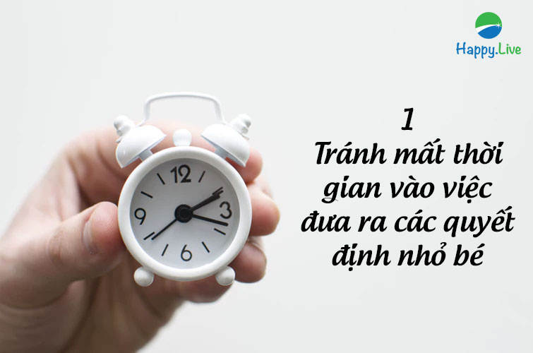 quyết định nhỏ bé
