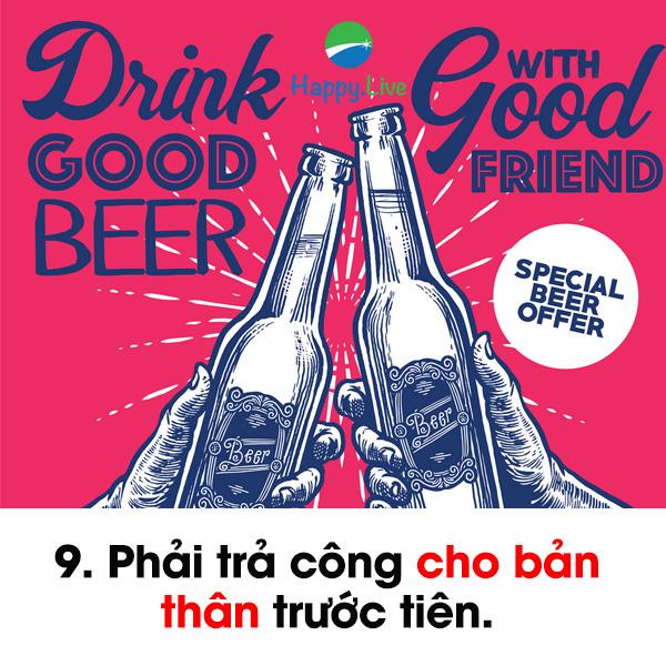 9. Phải trả công cho bản thân trước tiên.