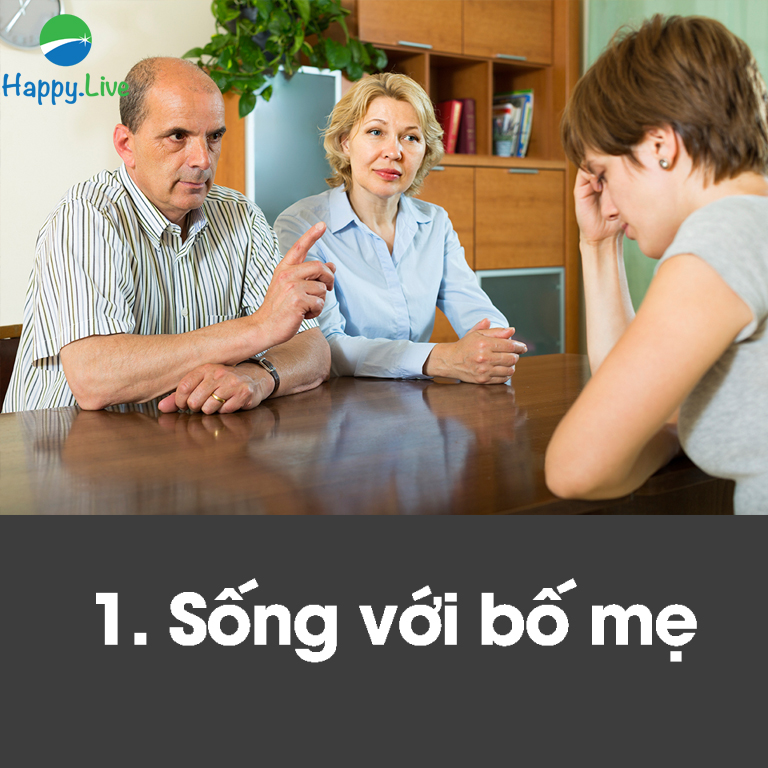 sống với bố mẹ