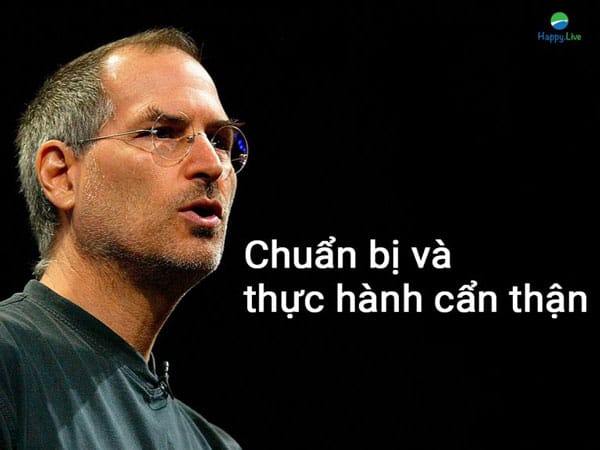 Chuẩn bị và thực hành cẩn thận