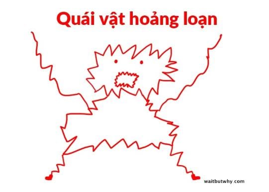 Quái vật hoảng loạn.
