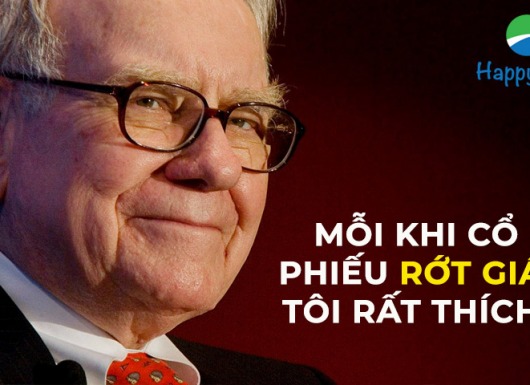 Warren Buffett: Giá cổ phiếu giảm là dịp mua vào