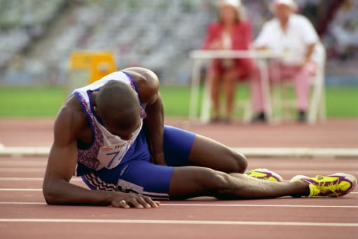 Derek Redmond tại Olympic 1992