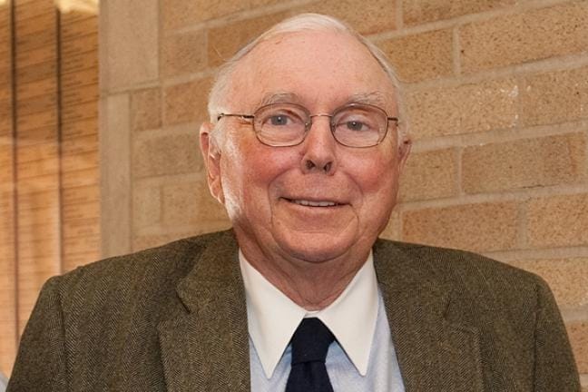 Charlie Munger – người bạn và cũng là đối tác lâu năm của tỷ phú Warren Buffett