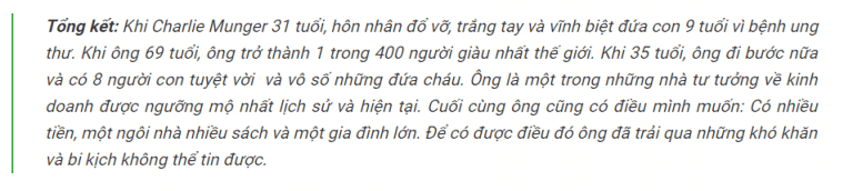 Charlie Munger: Bi kịch cuộc đời và ý chí vươn lên thành huyền thoại sống