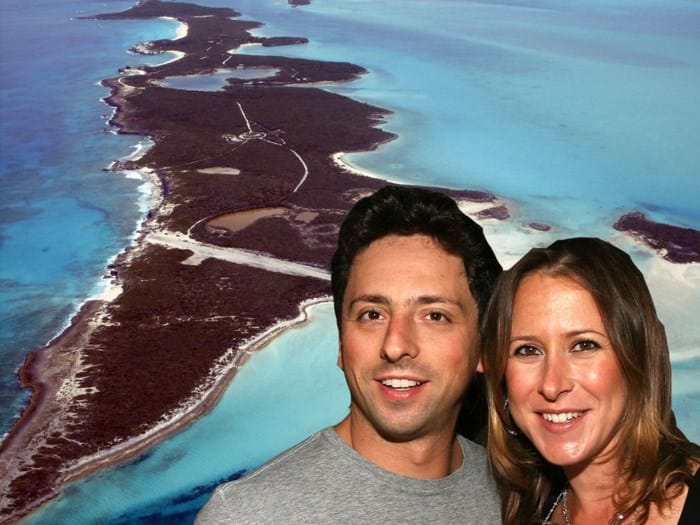 Sergey Brin và vợ