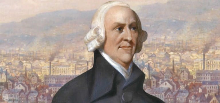 Nhà kinh tế chính trị học Adam Smith.