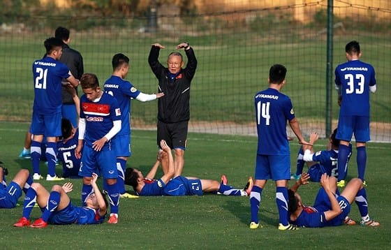 u23 việt nam tập luyện