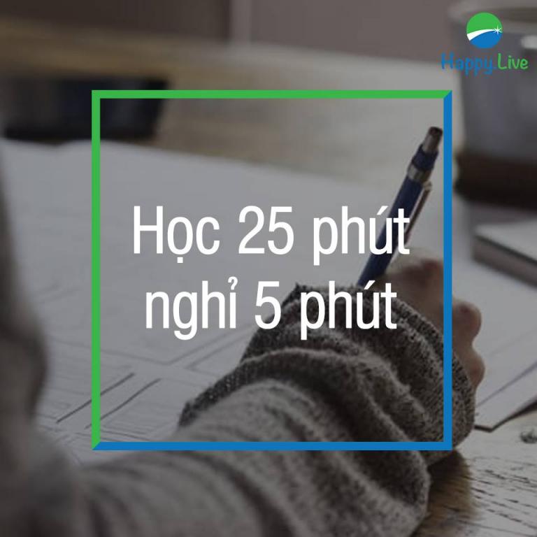 7 cách loại bỏ sự lười biếng Cách chứa lười thứ nhất: Học 25 phút, nghỉ 5 phút
