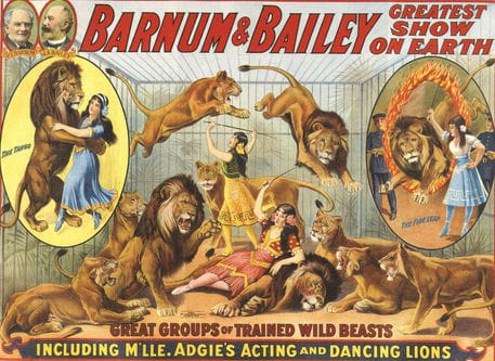 Quảng cáo show của PT Barnum