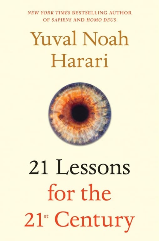 Sách 21 Lessons for the 21st Century của Yuval Noah Harari.