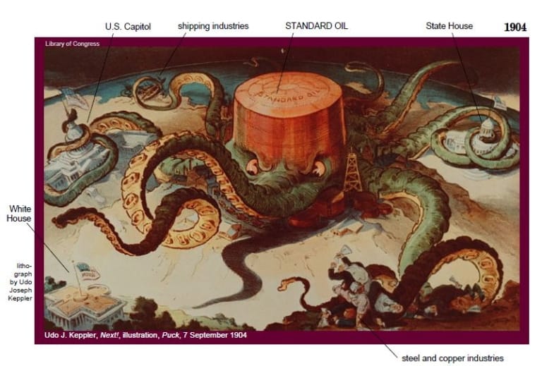 Rockefeller đã đưa Standard Oil trở thành một trong những công ty lớn mạnh nhất trong lĩnh vực lọc dầu.