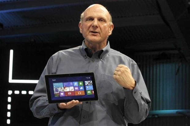 STEVE BALLMER AND NEW TABLET