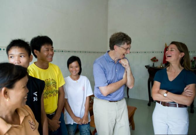 Cuộc sống cho đi và tận hưởng của Bill Gates