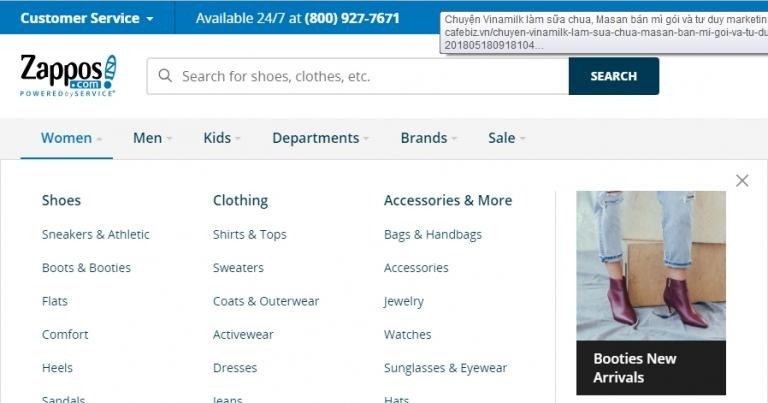 Giải mã lý do đạt được doanh thu tỷ đô của Zappos