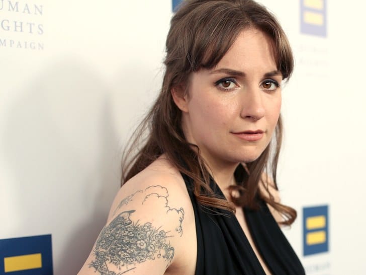  Lena Dunham - bạn của Lady Gaga
