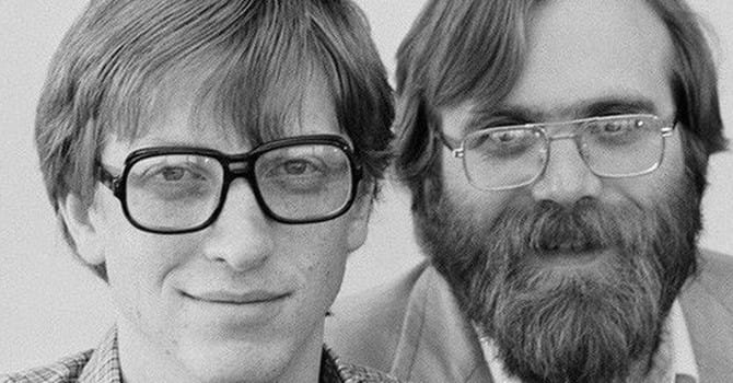 Bill Gates và Paul Allen thời trẻ