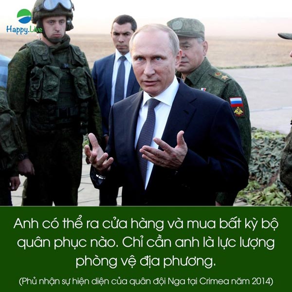 Tổng thống Putin và 10 câu nói đầy chất thép