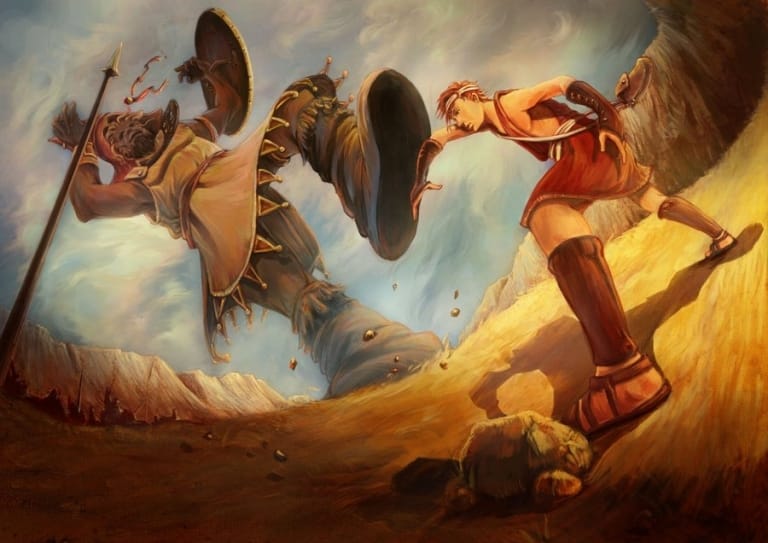 Tình thế lúc đó của Burberry giống như chàng David bé nhỏ vật lộn với người khổng lồ Goliath.