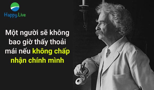 Mark Twain chấp nhận bản thân