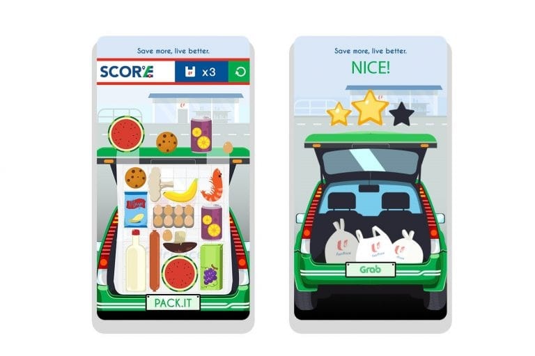 Grab đang phát triển hệ sinh thái rất nhanh, từ dịch vụ giao hàng đến ship đồ ăn (Ảnh: Behance)