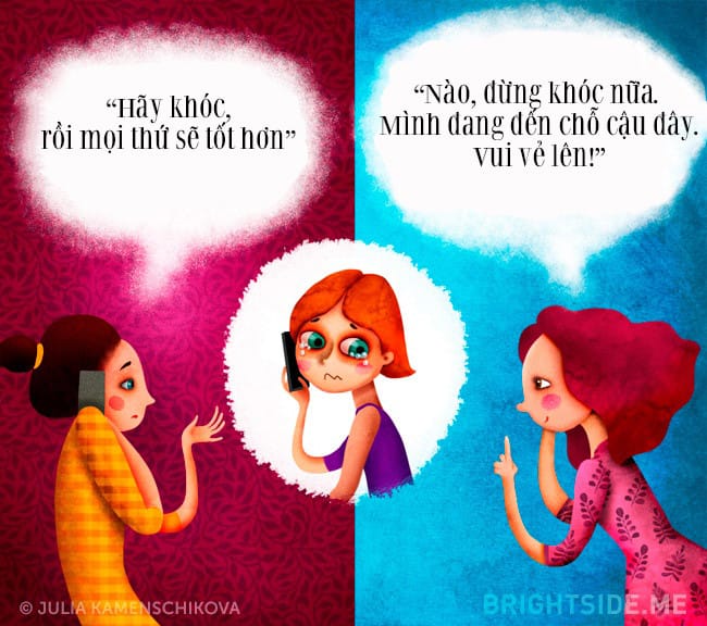 Hạnh phúc là khi được giúp đỡ người khác, chứ không phải để họ tự giải quyết khó khăn