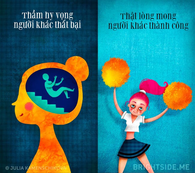 Người tiêu cực cũng là những người ích kỷ.