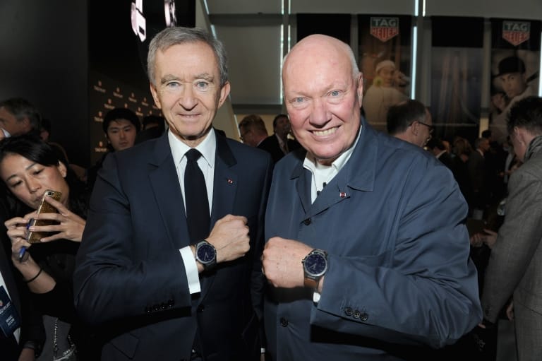 Jean-Claude Biver and Bernard Arnault