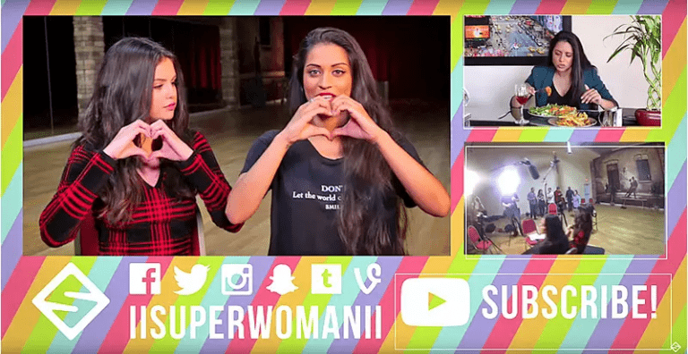 Lilly Singh cùng cô bạn Selena Gomez