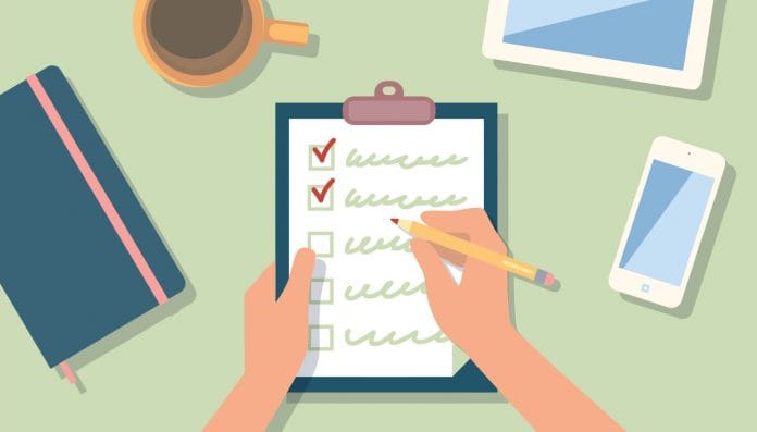 dùng thời gian rảnh để check lại công việc