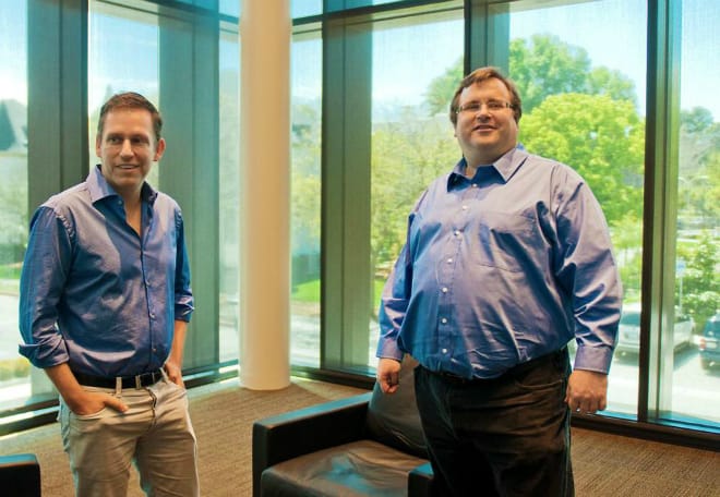 Peter Thiel và Reid Hoffman 