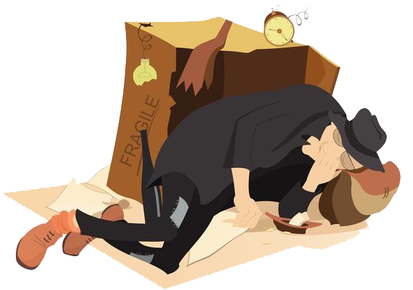 Trải qua một khoảng thời gian phung phí không ngừng, tiền của hầu như đã chẳng còn, người ấy lại trở về cảnh nghèo khó như trước kia