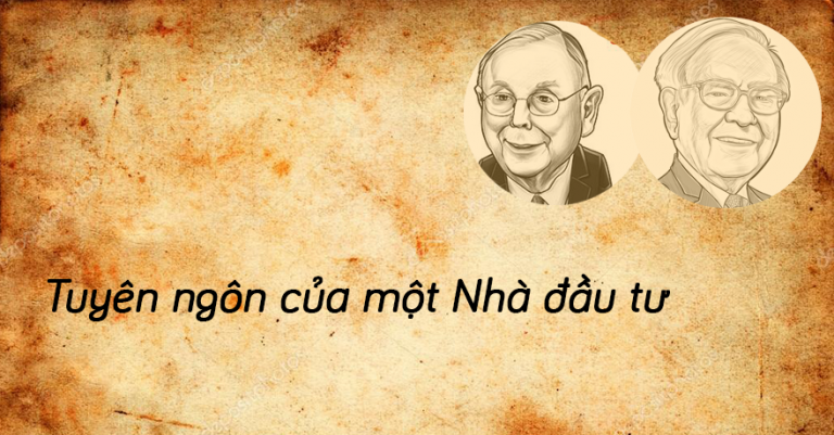 tuyên ngôn của một nhà đầu tư