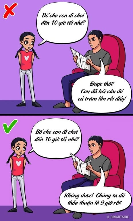 Kiên quyết khi bị nài nỉ