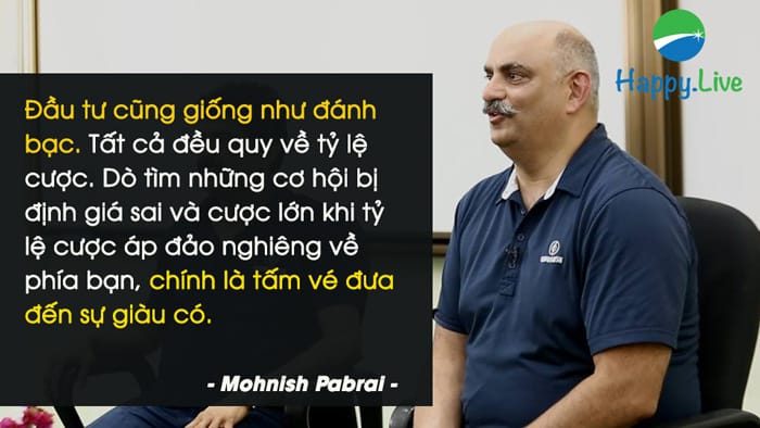 Đầu tư cũng giống như đánh bạc. Tất cả đều quy về tỷ lệ cược. Dò tìm những cơ hội bị định giá sai và cược lớn khi tỷ lệ cược áp đảo nghiêng về phía bạn chính là tấm vé đưa đến sự giàu có. 