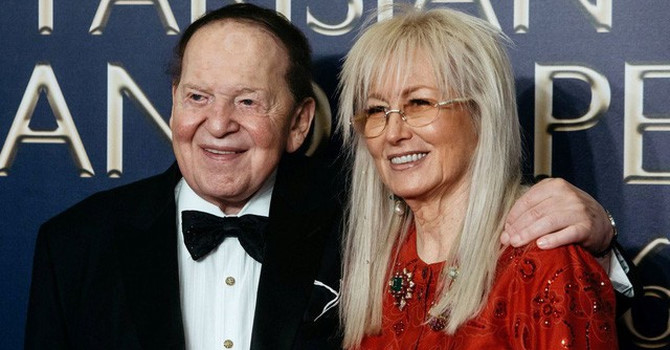 Tỷ phú Sheldon Andelson và vợ - Tiến sĩ Miriam Adelson