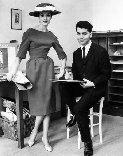 Nhà thiết kế Karl Lagerfeld thời trẻ.