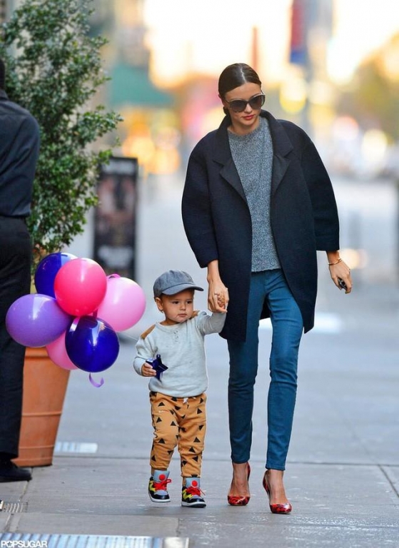 Miranda Kerr và cậu con trai Flyn khi còn nhỏ