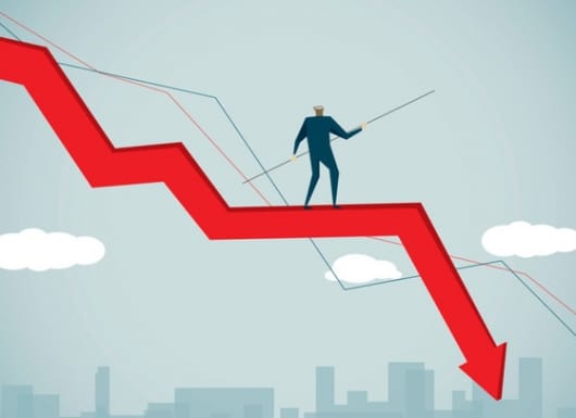 thị trường lao dốc