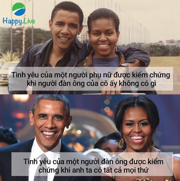 tình cảm vợ chồng Obama