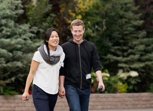 Vợ chồng Mark Zuckerberg