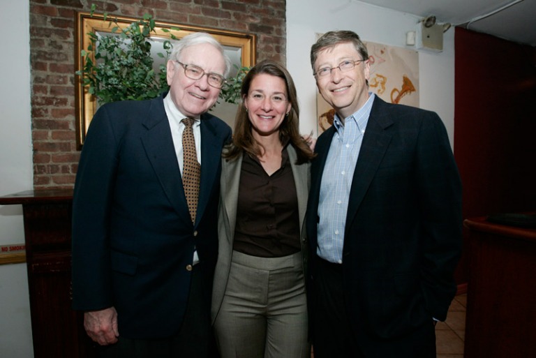Bill Gates family and warren buffett