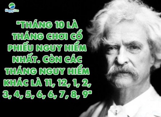 Đại văn hào Mark Twain - đau gì như thua lỗ chứng khoán