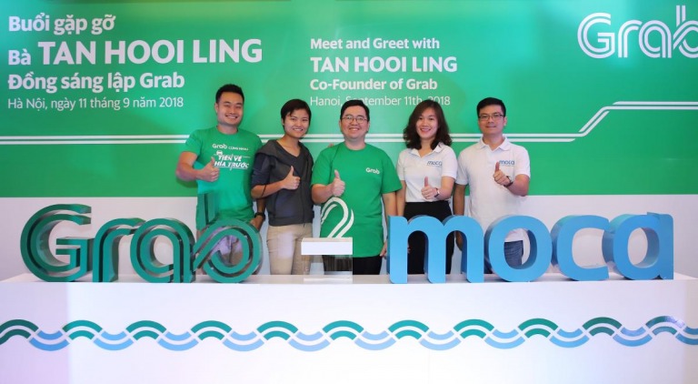 Sau 1 năm bắt tay Grab, ví điện tử Moca đã tăng gấp 5 số ngân hàng liên kết, vượt qua đối thủ Momo