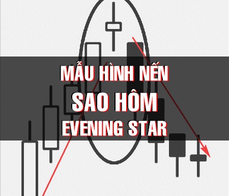 CHỨNG KHOÁN ABC: Mẫu hình nến Sao hôm (Evening star)