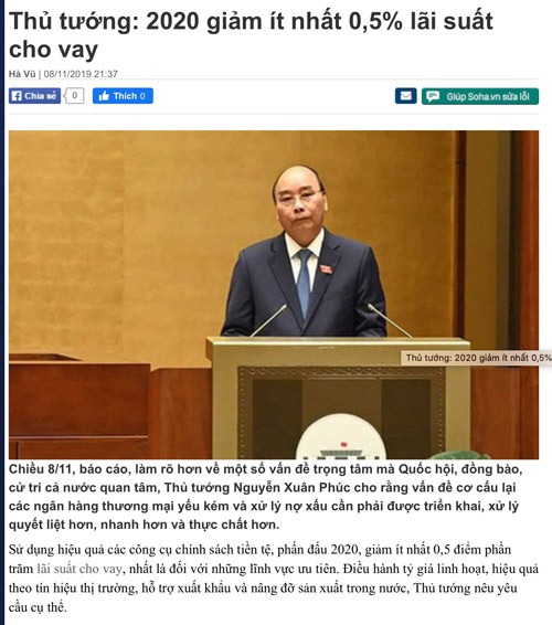 Điểm tin tài chính ngày  11/11/2019