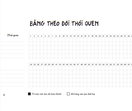 Hướng dẫn sử dụng sổ tay 6x66 ngày thử thách