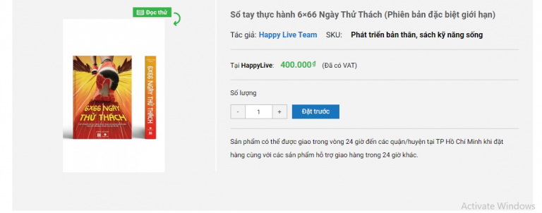 Hướng dẫn sử dụng 6x66 ngày thử thách