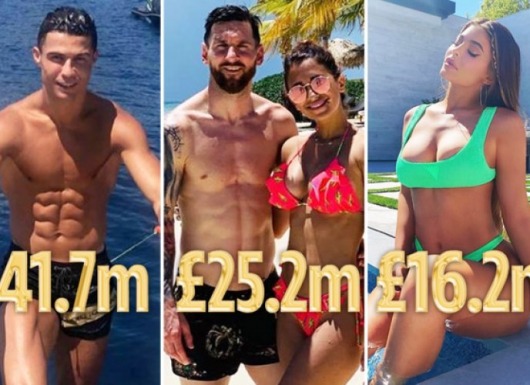 Ronaldo cá kiếm sơ sơ 1.200 tỷ từ tài khoản Instagram - vượt tiền lương đá bóng